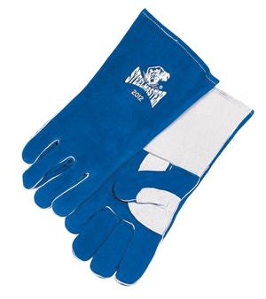 DELUXE ROYAL BLUE/PEARL WELDING GLOVE - Tagged Gloves
